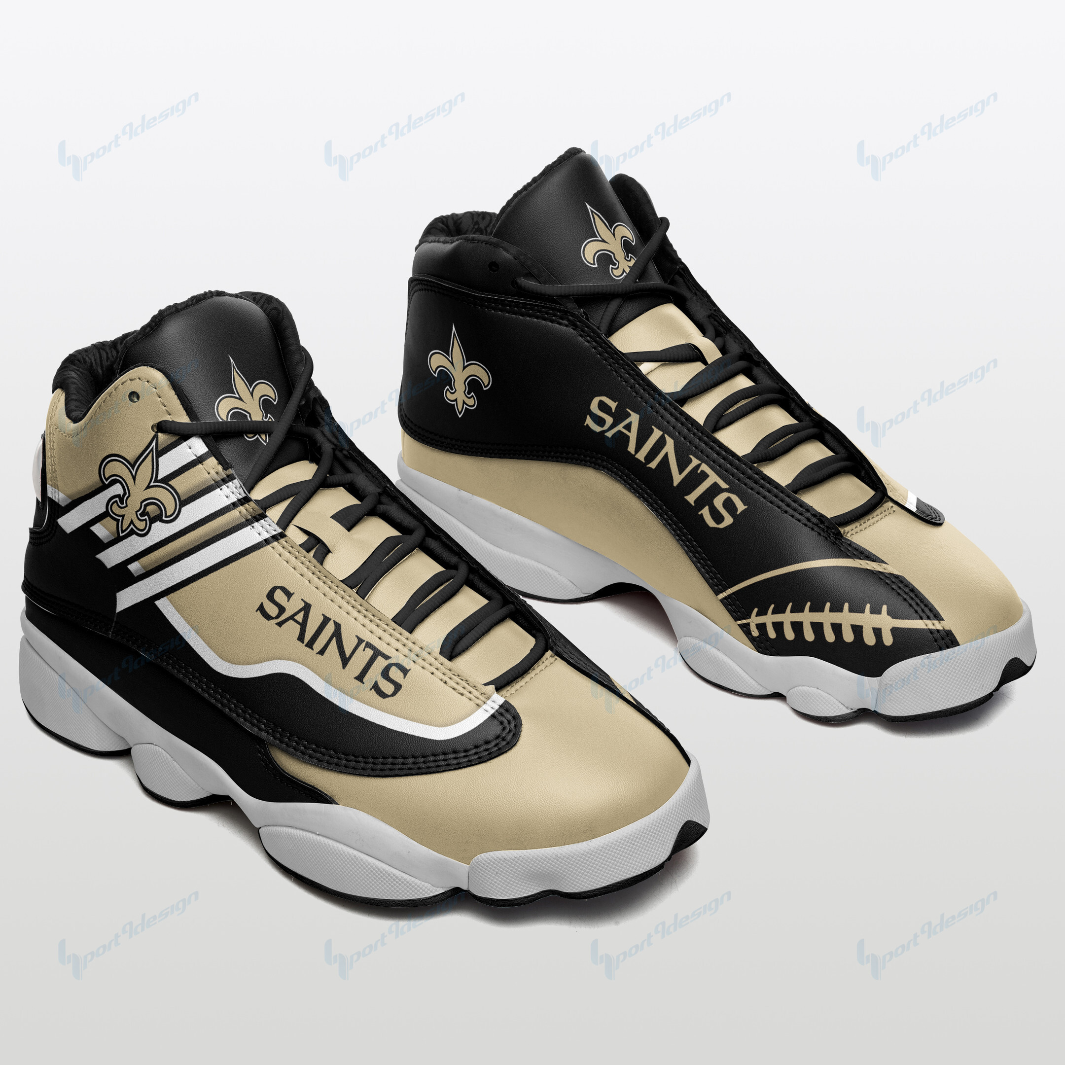 New Orleans Saints Personalized Ajd13 Sneakers Bg18