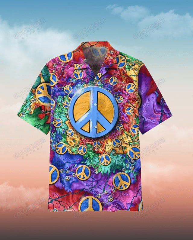 Hippie Peace Hawaii Shirt Ha29756