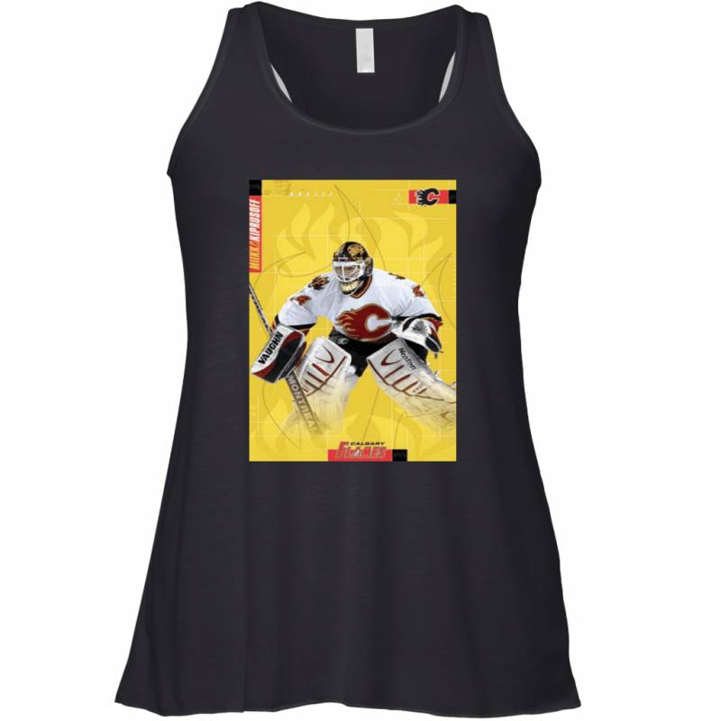 Miikka Kiprusoff Calgary Flames goalie Hockey Racerback Tank