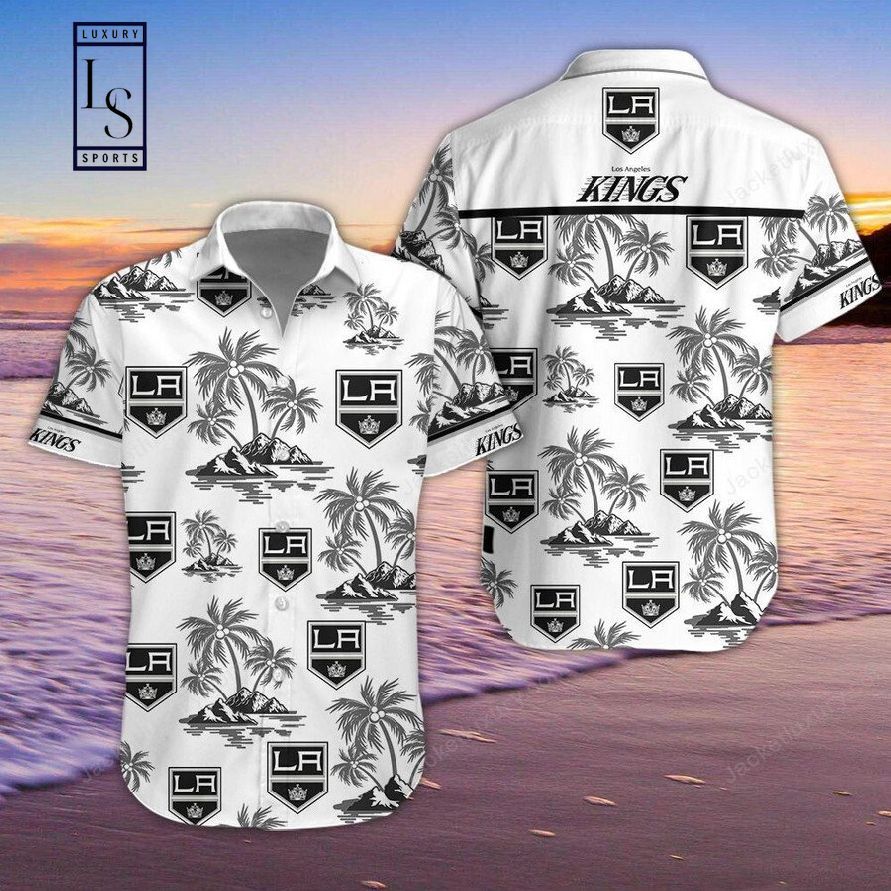 Los Angeles Kings Hawaiian Shirt With Matching Shorts