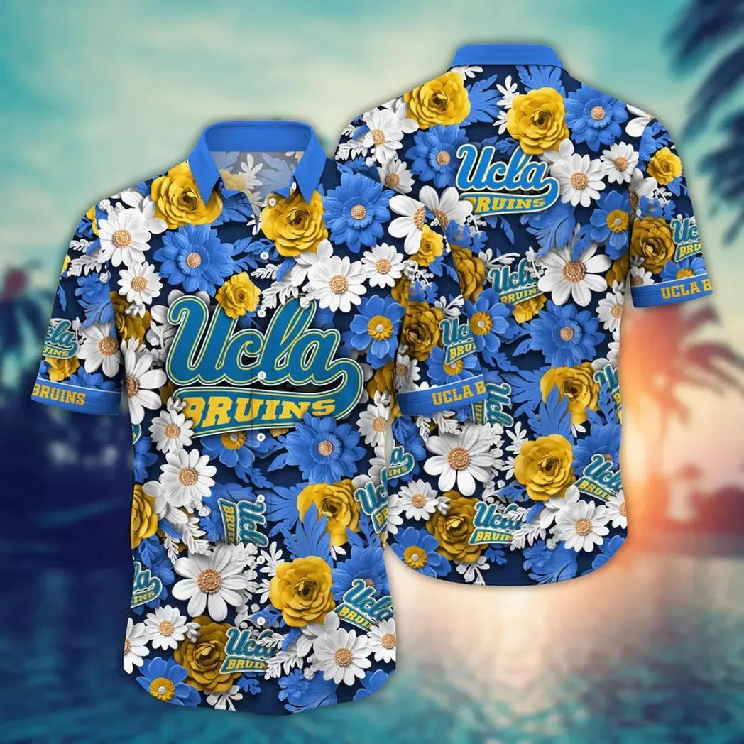 Ucla Bruins Ncaa Flower Aloha Hawaiian Shirt 9, Ncaa Hawaiian Shirt
