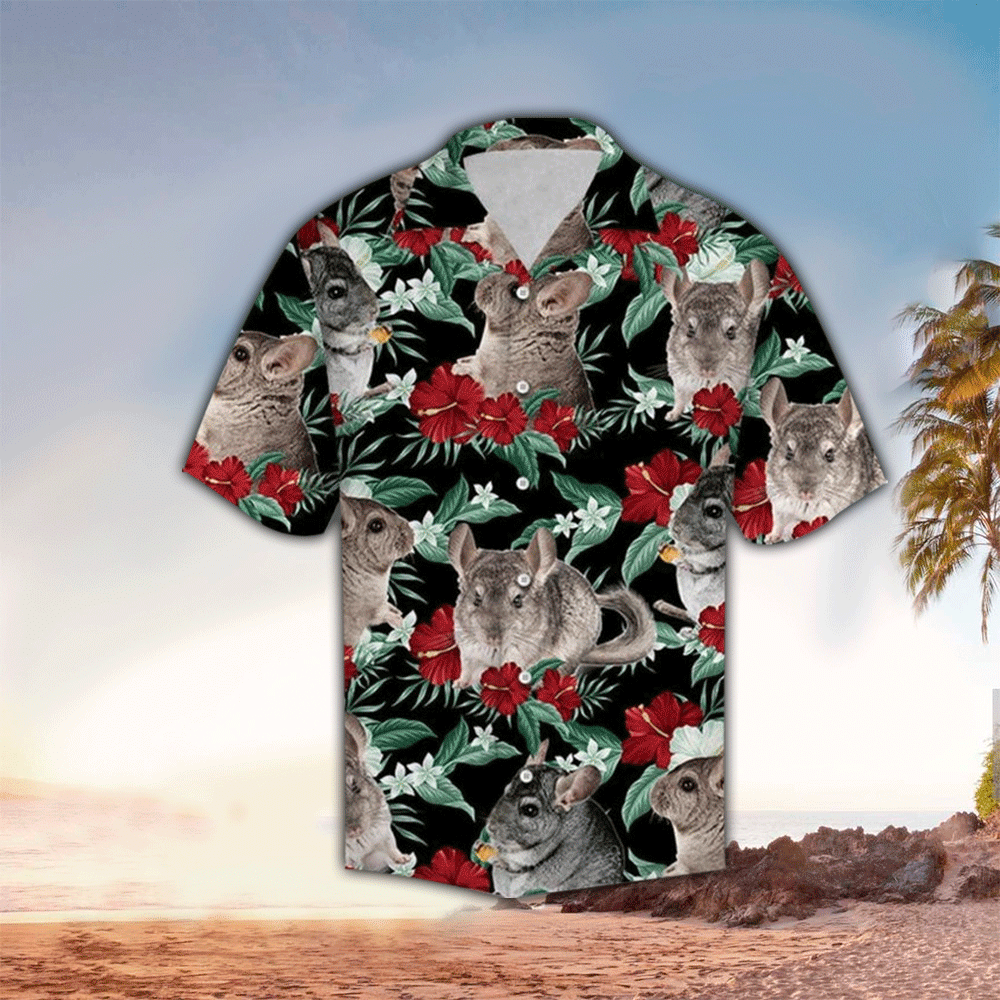 Chinchilla Hawaii Shirt Aloha Ha1427