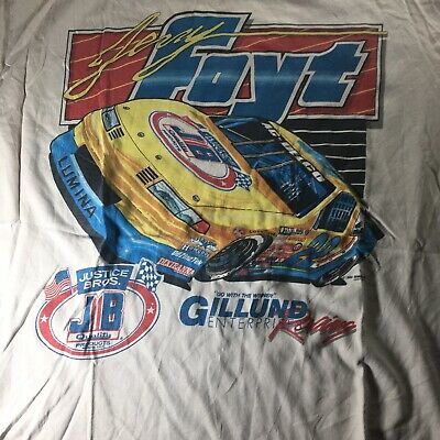 Vintage Nascar T-shirt, Jerry Foyt Racing, L, Ralli Roots Collection 4517