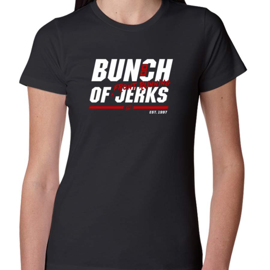 Carolina Hurricanes Bunch Of Jerks Front Running T-shirt Women’s T-Shirts