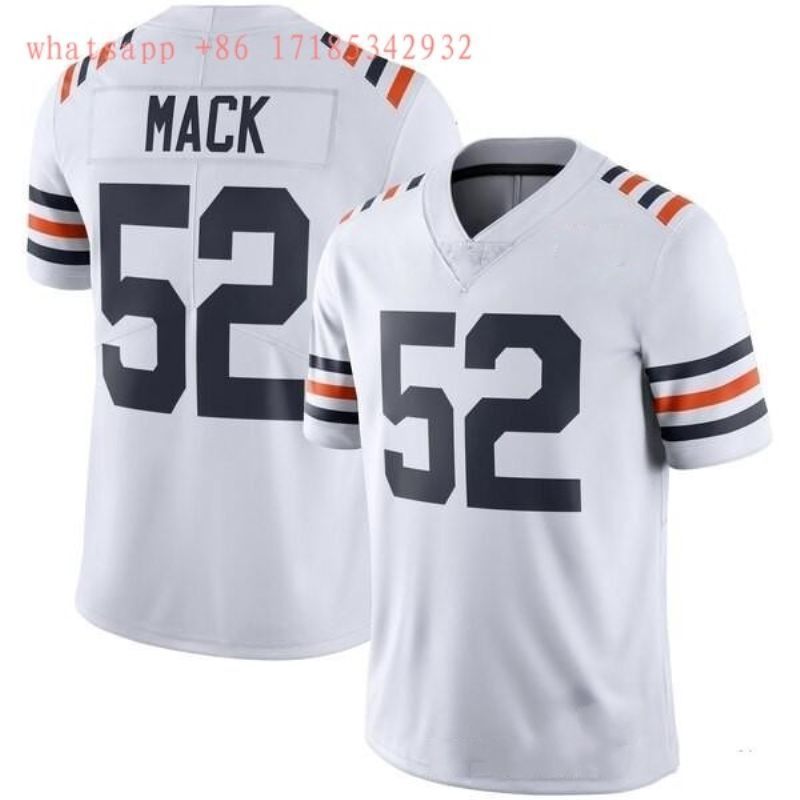 Chicago Bears Khalil Mack #52 NFL 2020 White Jersey Jersey