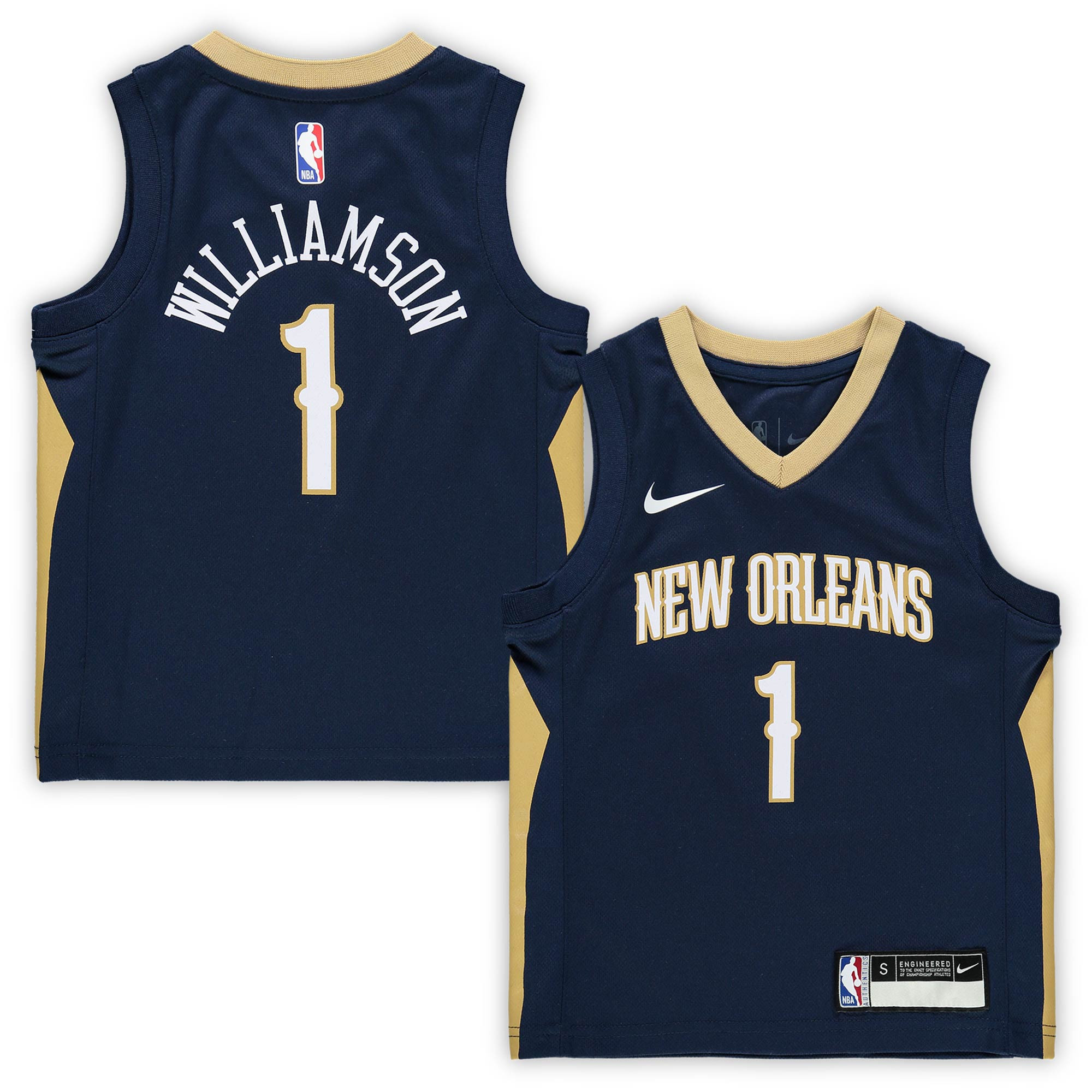 Zion Williamson New Orleans Pelicans Preschool Replica Jersey – Icon Edition – Navy NBA