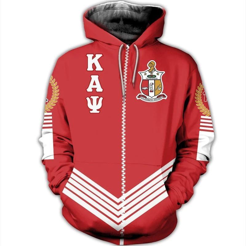 Greek Life Hoodie – Unique Kappa Alpha Psi Fraternity Zip Hoodie