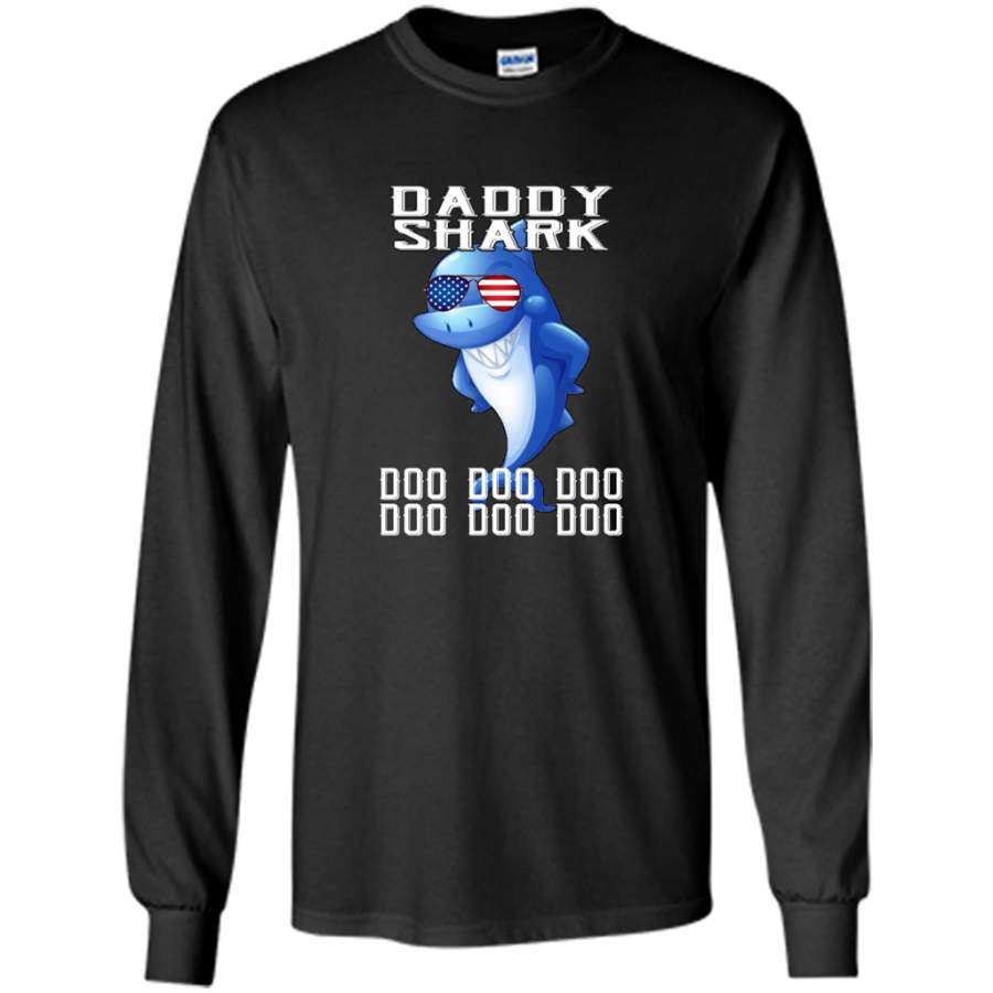 Daddy Shark Doo Doo Doo 5 – Gildan Long Sleeve Shirt