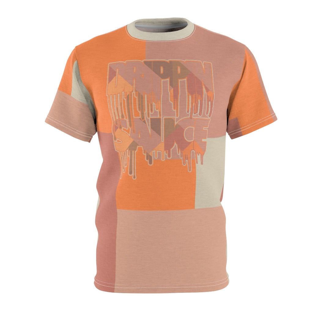 Yeezy Boost 350 V2 Clay Sneaker Colorway Matching T-Shirt Cut&Sew Colorblock V2 Drippin Sauce