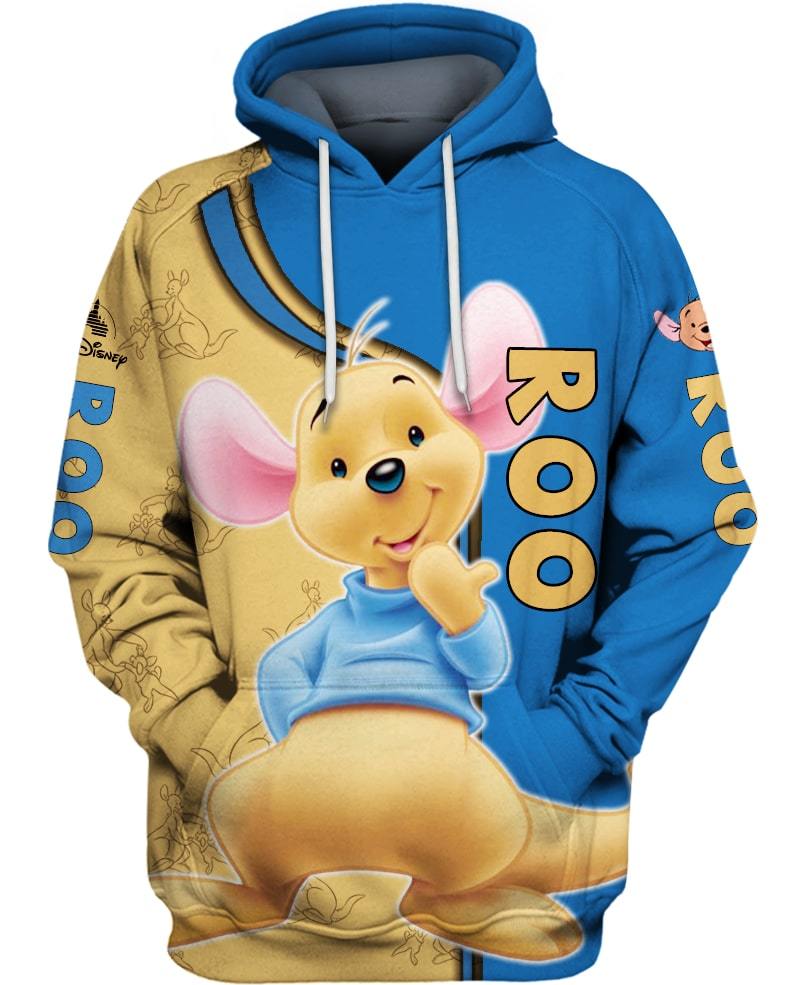 Roo Winnie the Pooh Peek-a-Boo Pooh Hoodie, Cute Pooh Bear Hoodie Shirt,DN Family Shirt, Funny Winnie The Pooh Cartoon, DN Shirt