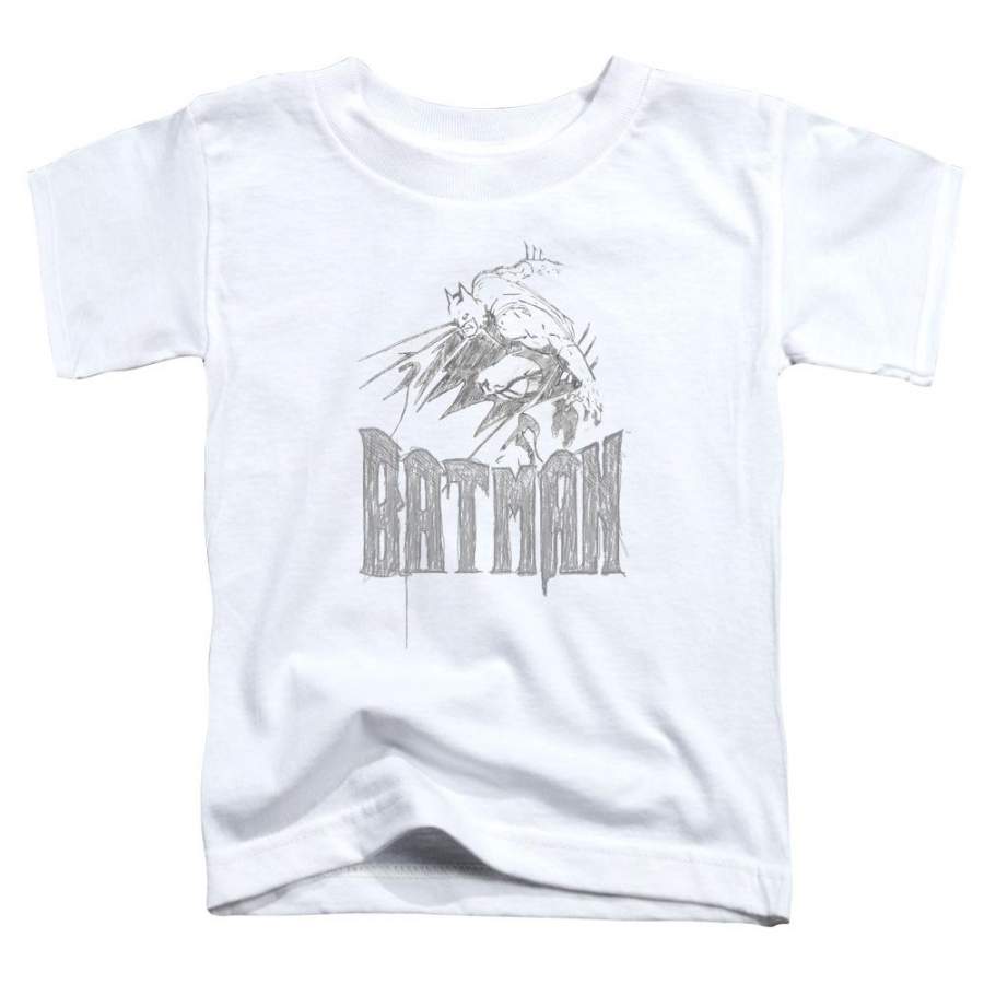 Batman – Knight Sketch Short Sleeve Toddler Tee