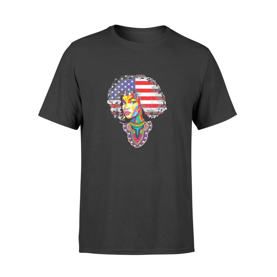 4th Of July Juneteenth Dashiki American Flag TShirts – Standard T-shirt