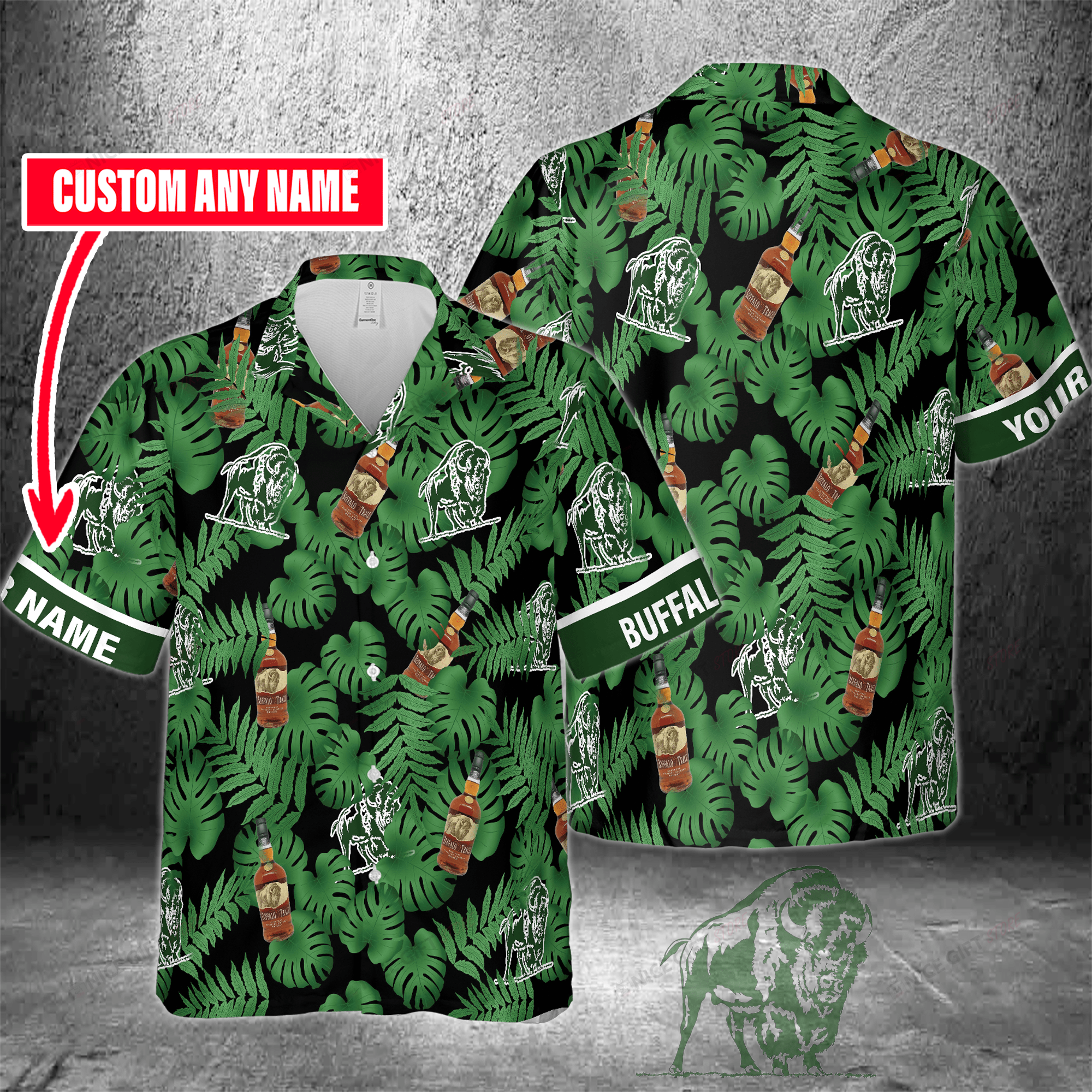 Buffalo Trace Custom Name Hawaiian Shirt 3Hs-V3F2