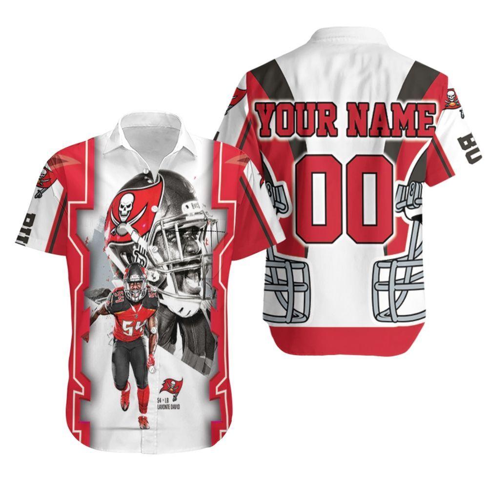 Beach Shirt Lavonte David 54 Tampa Bay Buccaneers Nfc South Division Champions Super Bowl 2021 Personalized Hawaiian Shirt