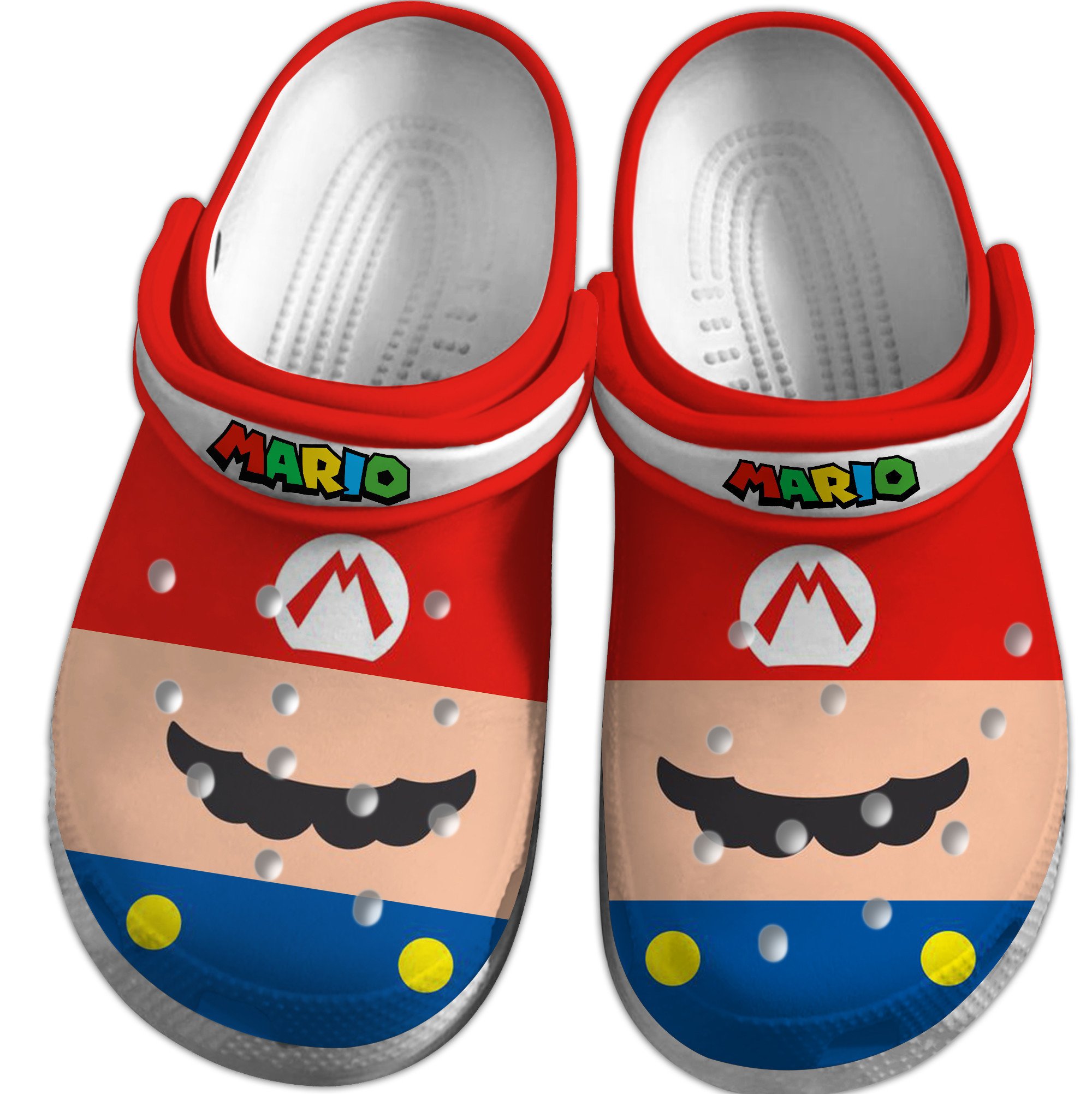 Super Mario Game Movie Crocs Crocband Clogs Shoes Comfortable For Men Women and Kids 7