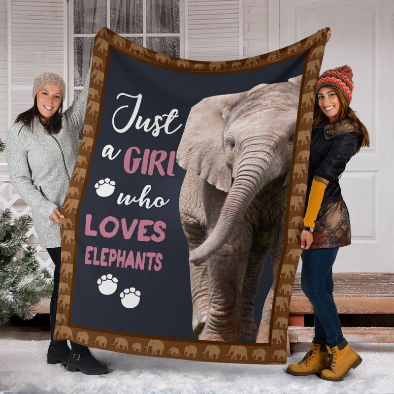 BTT – JUST A GIRL WHO LOVES ELEPHANTS Quilt