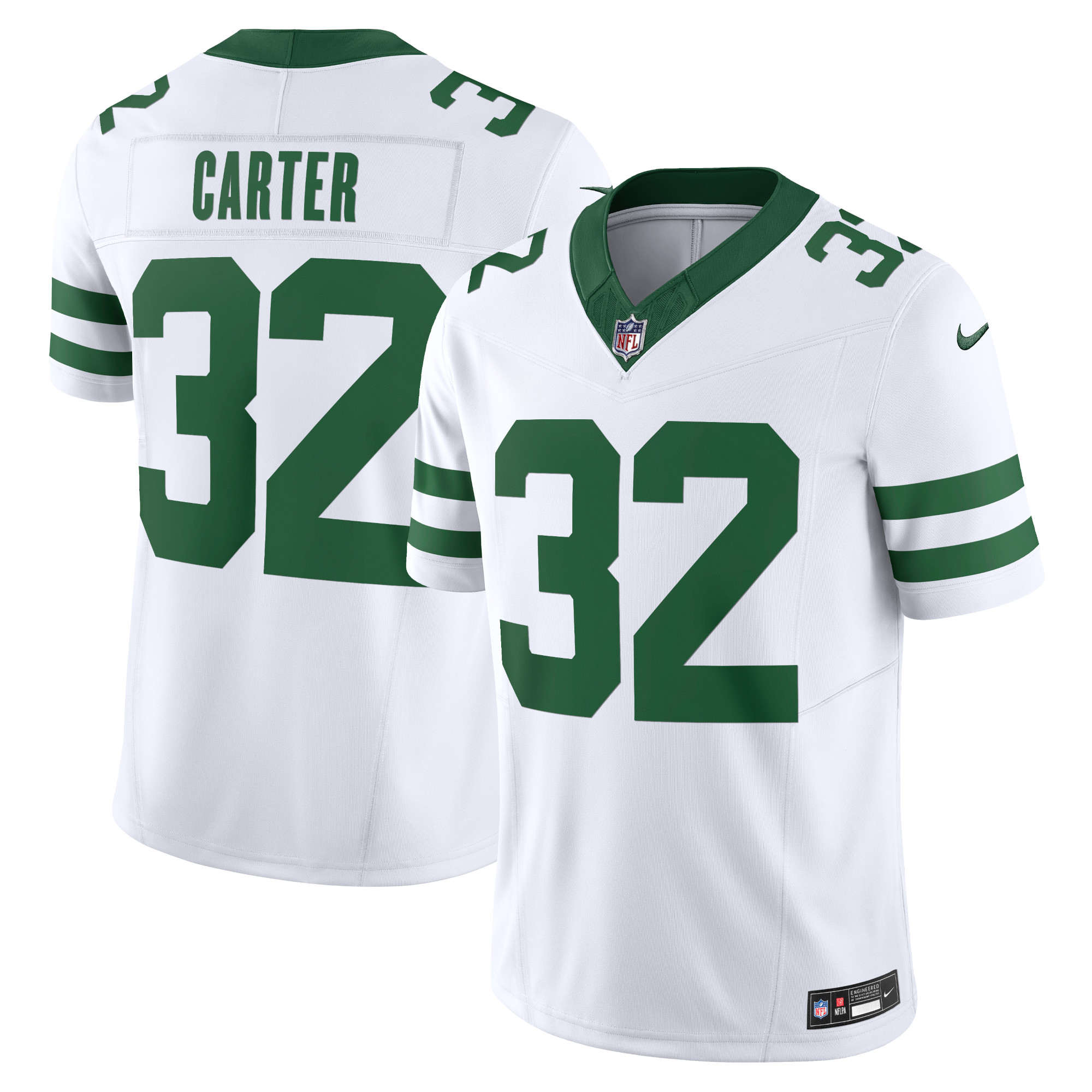 Michael Carter New York Jets Vapor F.U.S.E. Limited Jersey – White