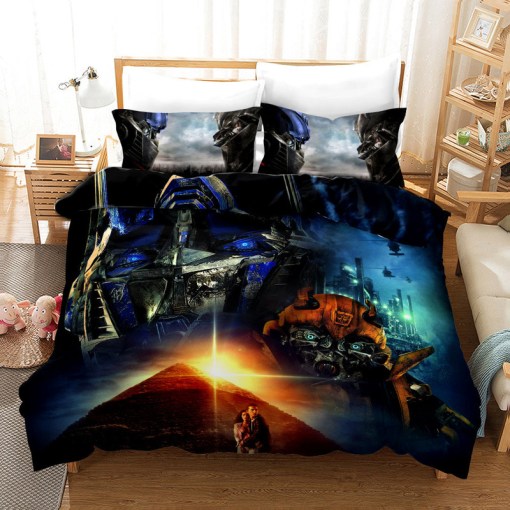 Transformers 10 Duvet Cover Pillowcase Home Decor 3D Bedding Set 8822