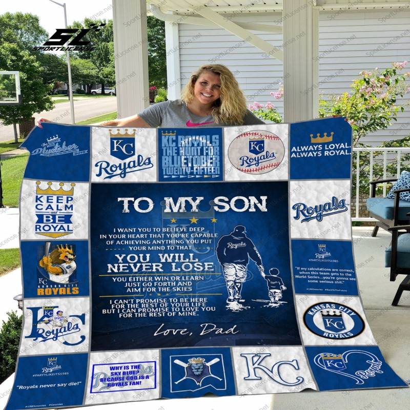 H Kansas City Royals D Quilt Blanket