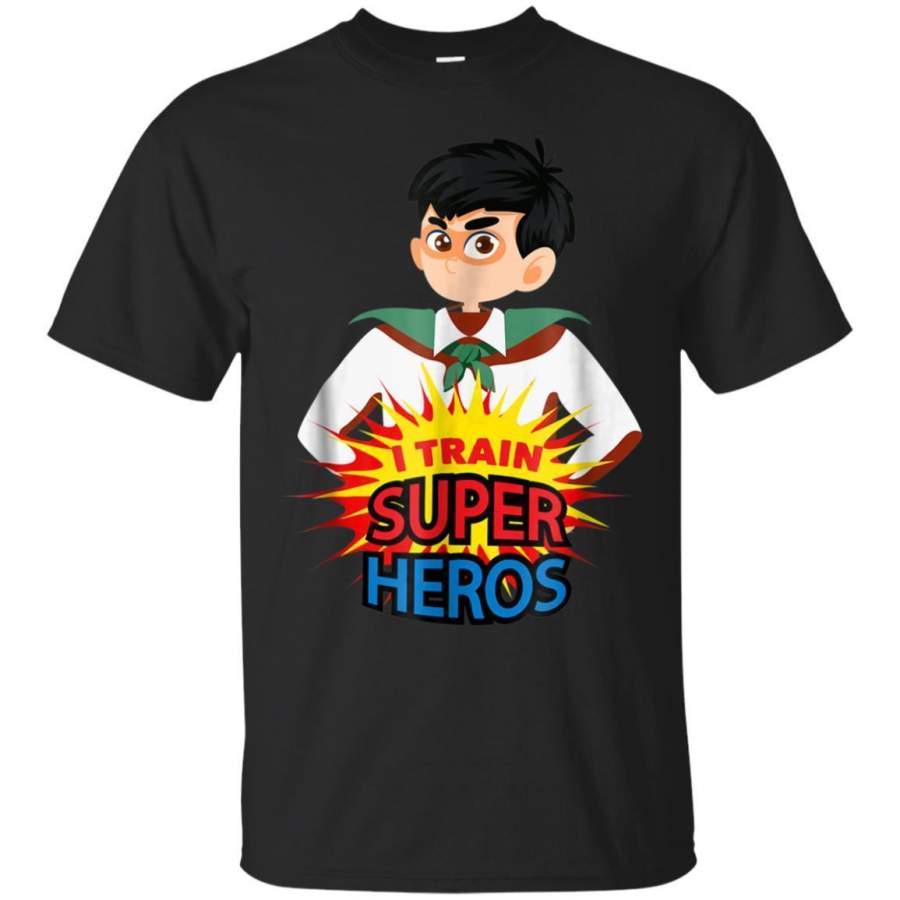 AGR I Train Superheroes Tshirt For Teachers Jaq T-shirt