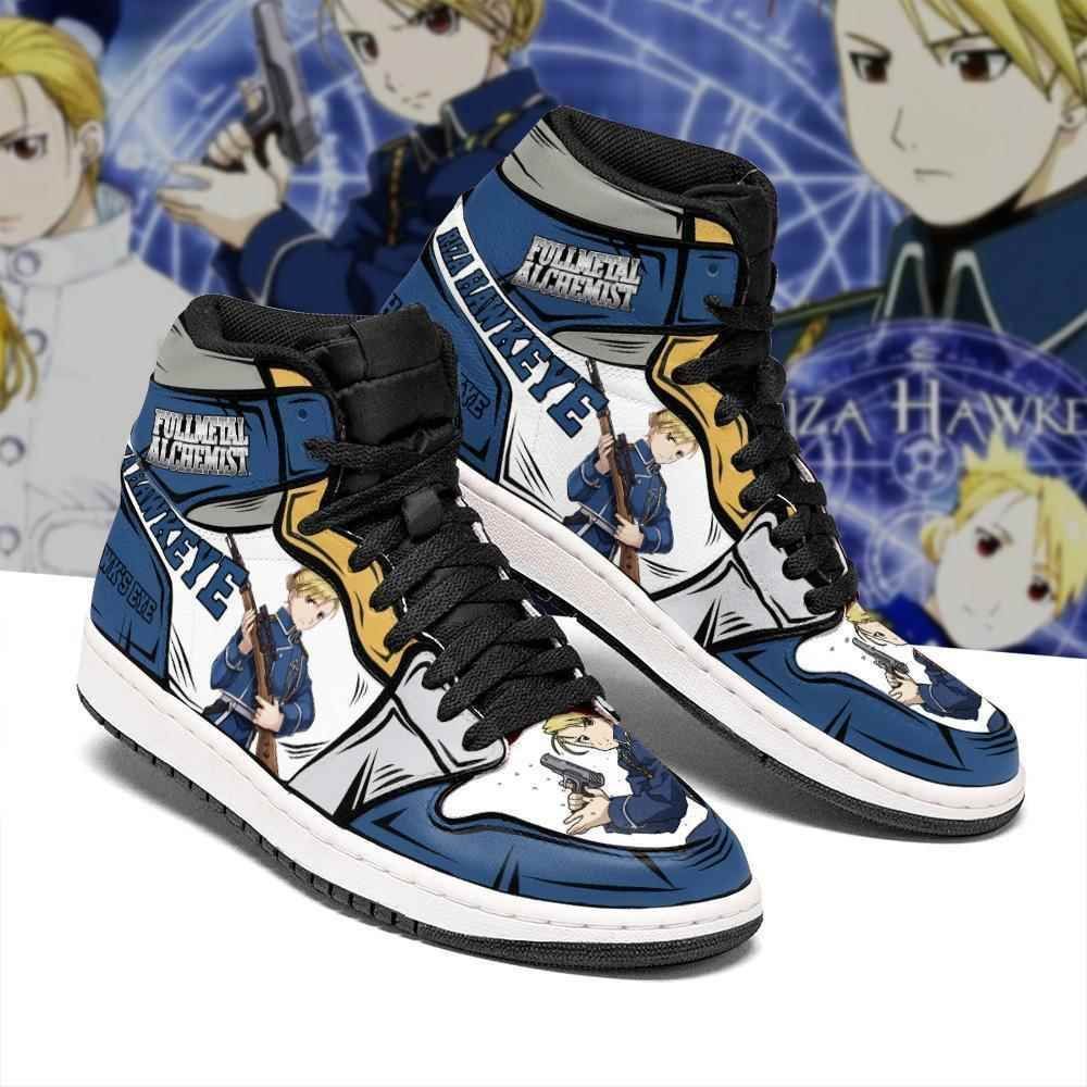 Riza Hawkeye Fullmetal Alchemist Anime Air Jordan Sneaker2021 Shoes Sport Sneakers