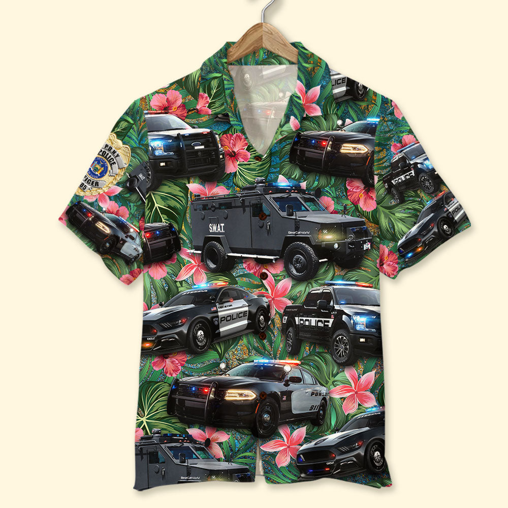 Personalized Police Vehicles Hawaii Custom Gift For Him Ha88338