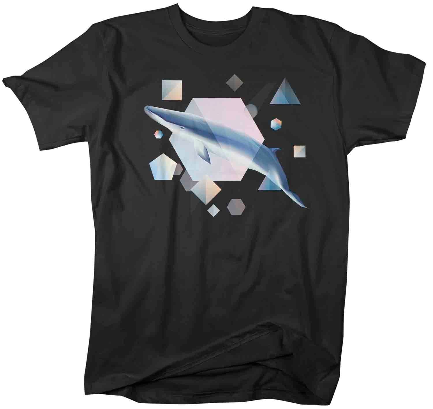 Men’S Minke Whale T Shirt Watercolor Whale Shirts Hipster Prism Modern Minimal Shirt Illustrated T Shirt Whale Gift Idea Men’S Unisex