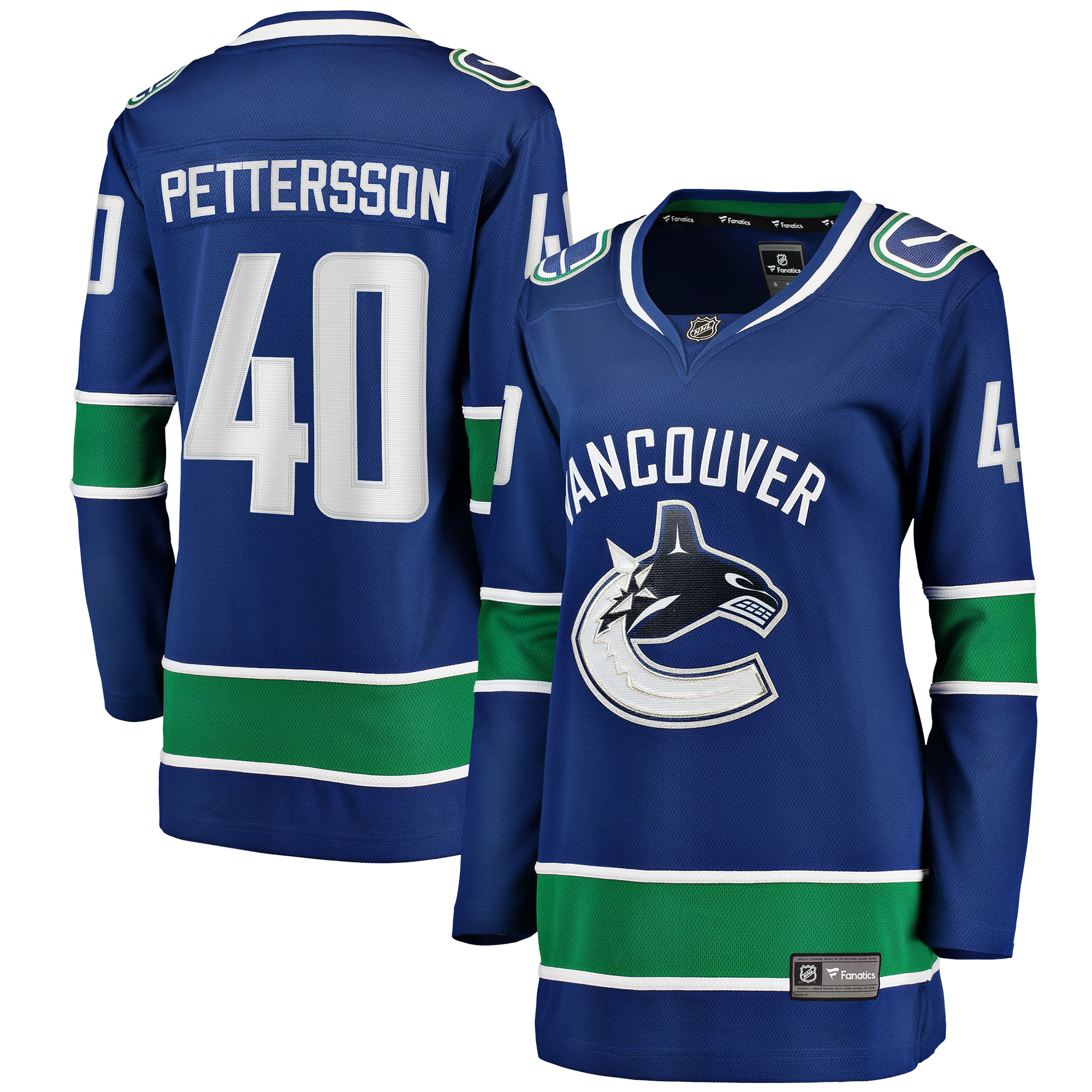 Elias Pettersson Vancouver Canucks Branded Women's Home Breakaway Player Jersey – Blue