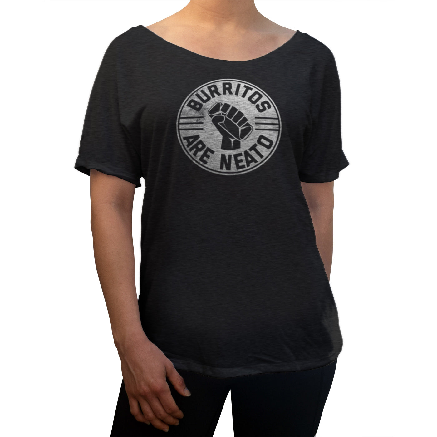 Women’S Burritos Are Neato Scoop Neck T-Shirt