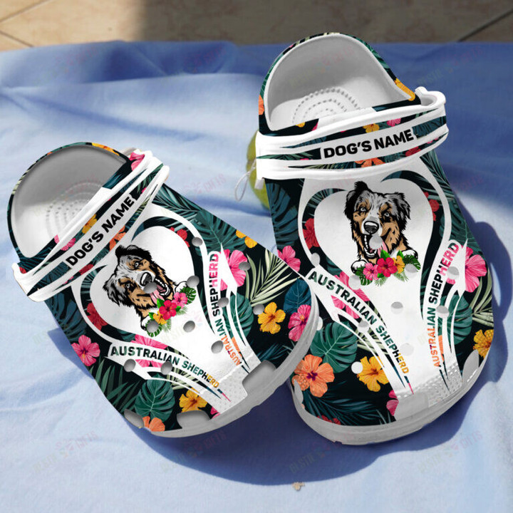 Personalized Australian Shepherd Crocss Classic Clogs Shoes For Men Women Kids