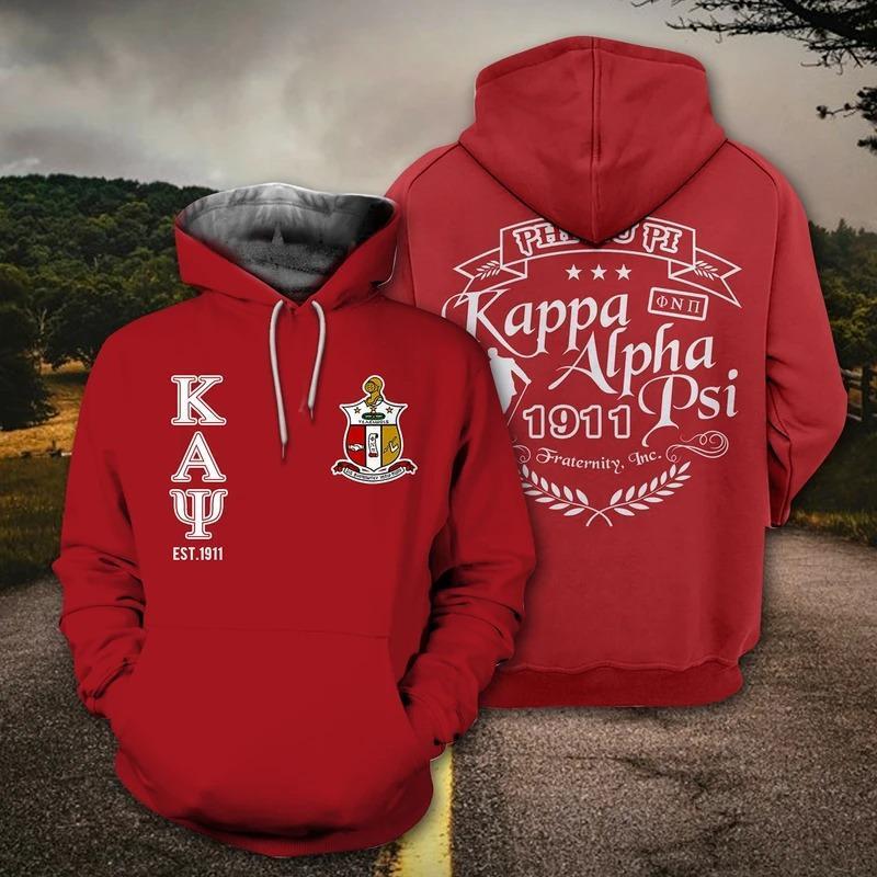 Greek Life Hoodie – Brotherhood Kappa Alpha Psi Fraternity Hoodie