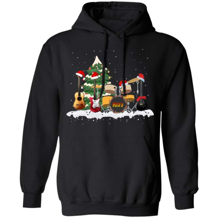 Xmas Hoodie Kiss Rock Band Christmas Hoodie Cool Xmas Gift TT12