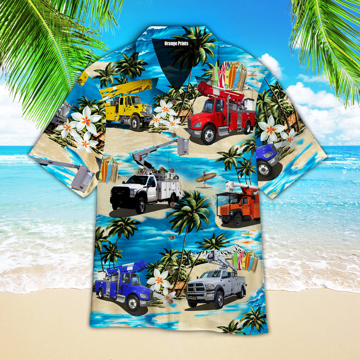 Bucket Trucks Aloha Hawaii Shirts For Men And Women Ha23124