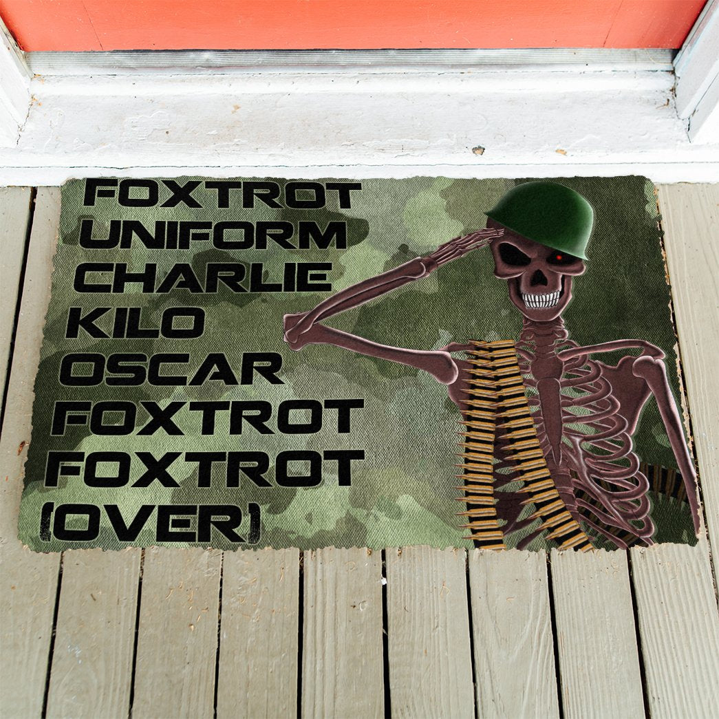 Apayprint – Veteran Foxtrot 3D All Over Printed Doormat