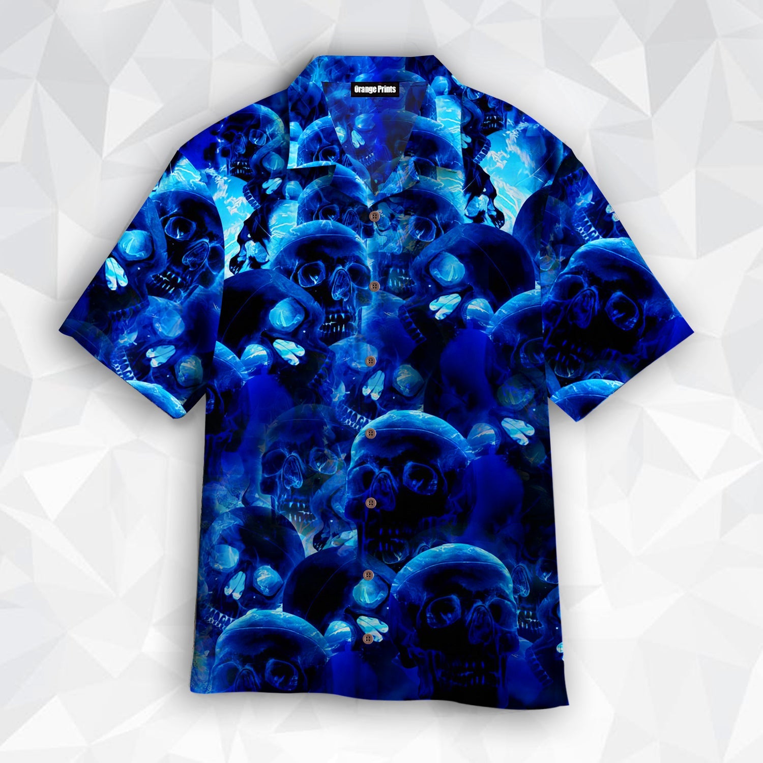 3D Skull Hawaiian Shirt | For Men & Women | Adult | Hw6116