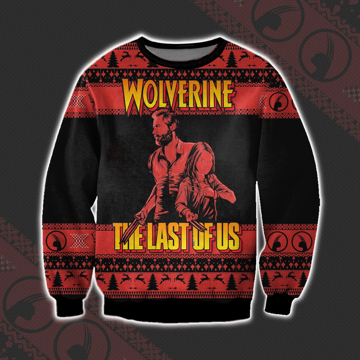 Wolverine Logan And Laura The Last Of Us Ugly Christmas Sweater