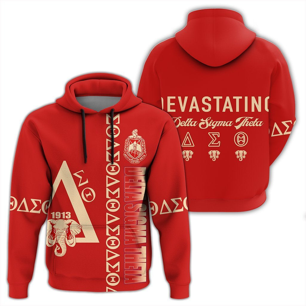 Greek Life Hoodie – Red Delta Sigma Theta Pullover Hoodie