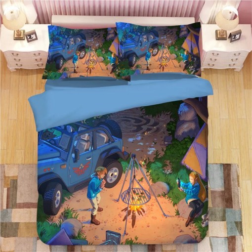 The Legend Of Zelda Link 12 Duvet Cover Pillowcase Home Decor 3D Bedding Set 463