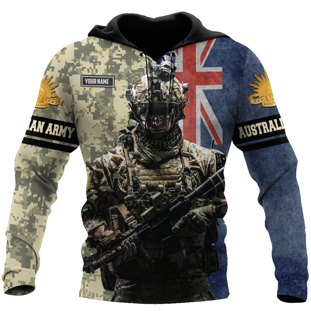 Personalized Name – The Australian Army 3D All Over Printed Shirts DQB17032103