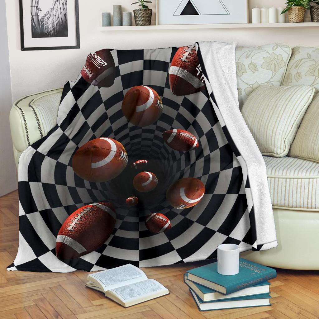 Football – 3D – Customized Blanket – G2011Do