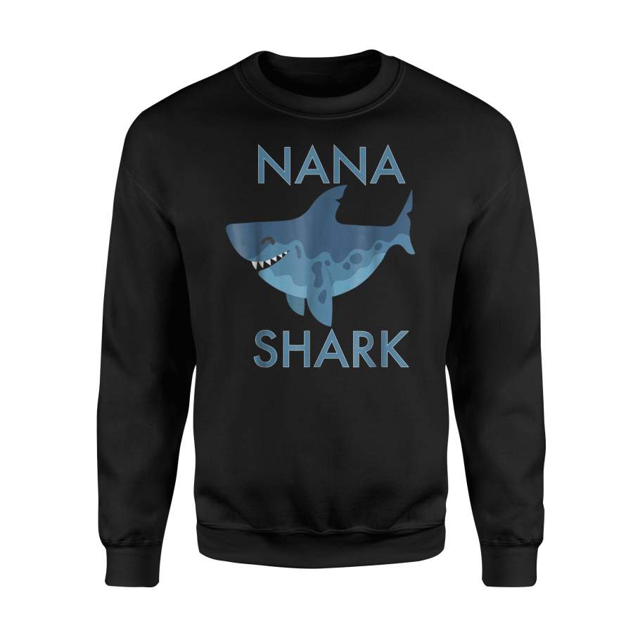 Cute Nana Shark Grandma Matching Family Sweatshirt