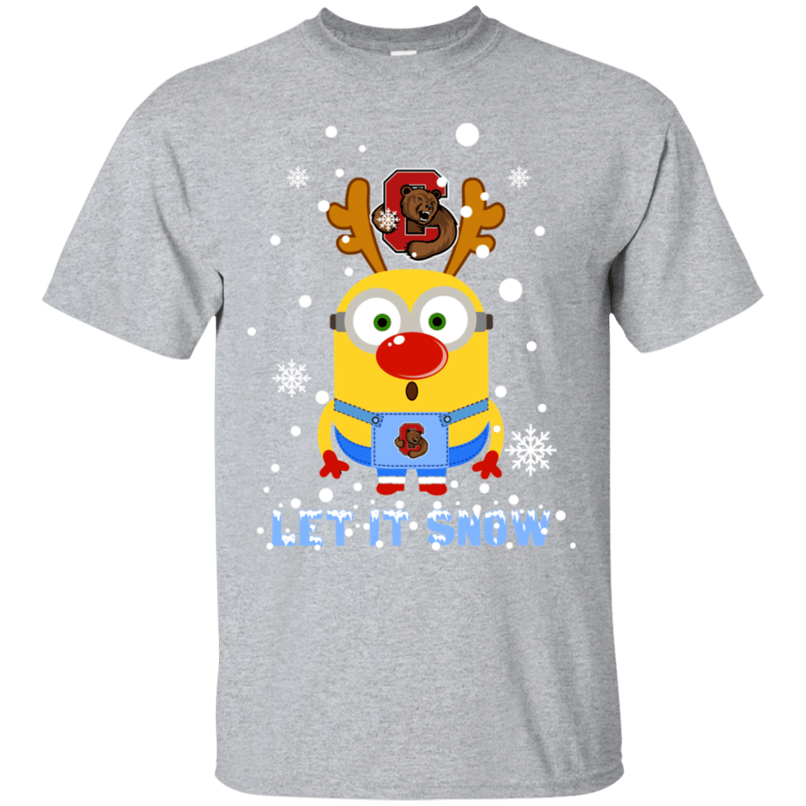 Check out this awesome Minion Cornell Big Red Ugly Christmas Sweaters Let It Snow Ultra Cotton T-Shirt