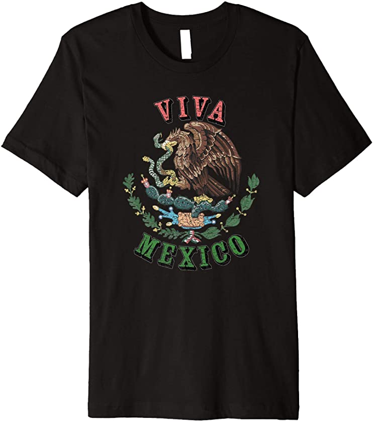 Viva Mexico Mexican Independence Day Cinco De Mayo Retro Premium T-Shirt