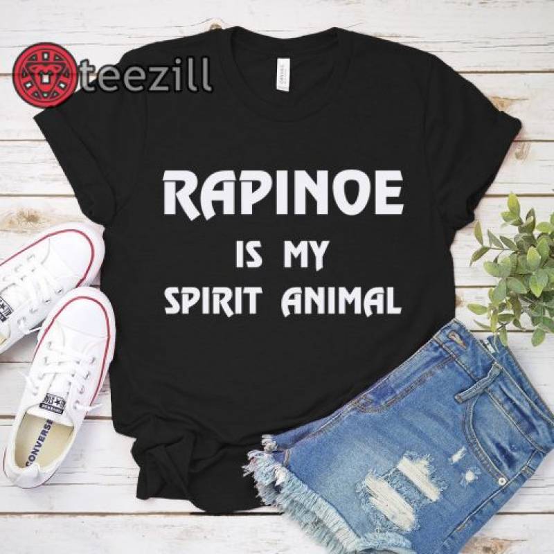 Rapinoe Is My Spirit Animal T-Shirt United States Women’s National Soccer Team T-Shirts