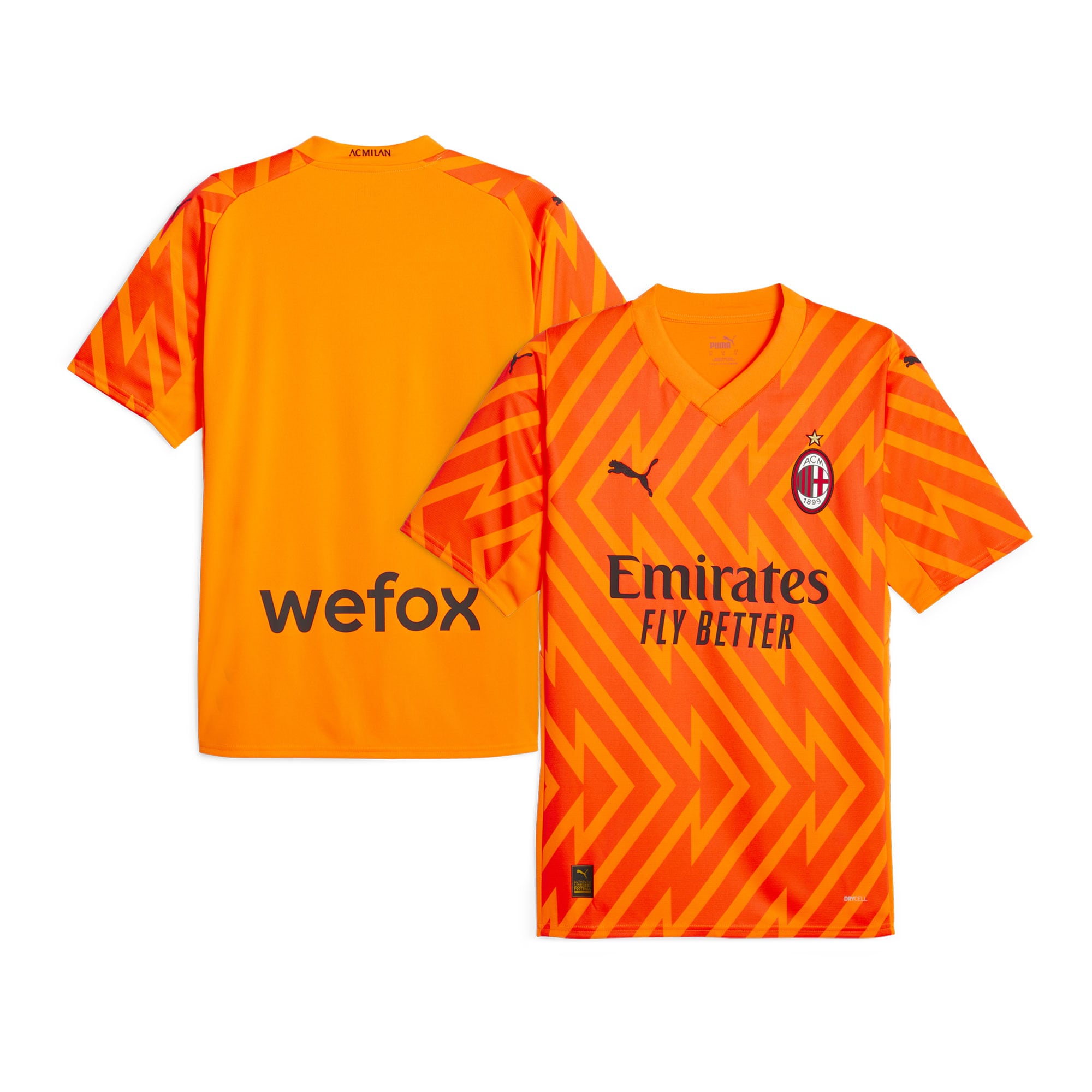 AC Milan 2023/24 Replica Short Sleeve Goalkeeper Jersey – Orange