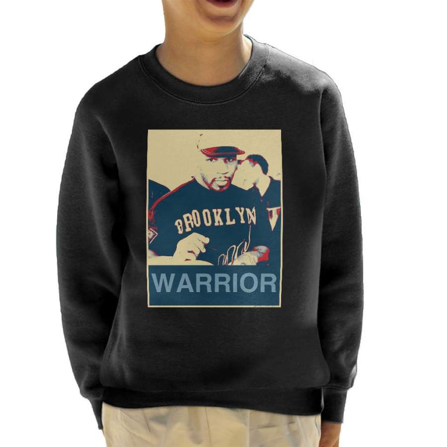 Mike Tyson Autographs Brooklyn Warrior Poster Style Kid’s Sweatshirt