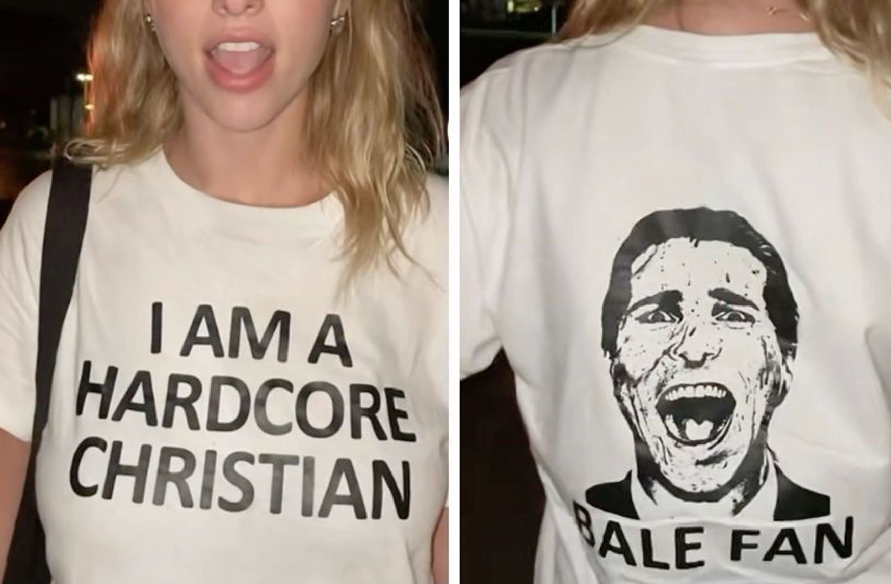 I am a Hardcore Christian Bale Fan Tee Shirt Outfits