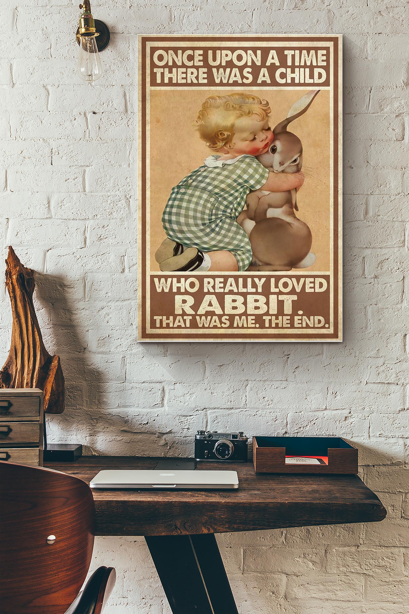 Rabbit Once Upon A Time (Unframed) Poster