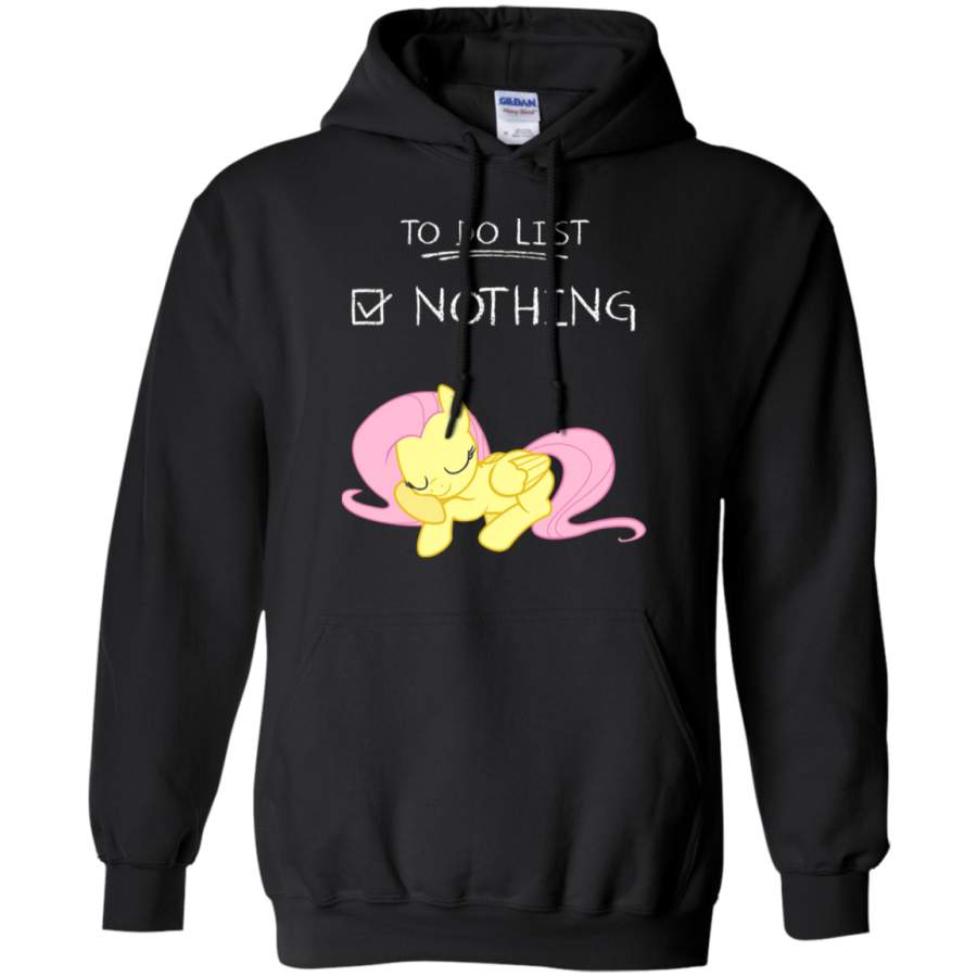 AGR To Do List Nothing Fluttershy My Little Pony Hoodie