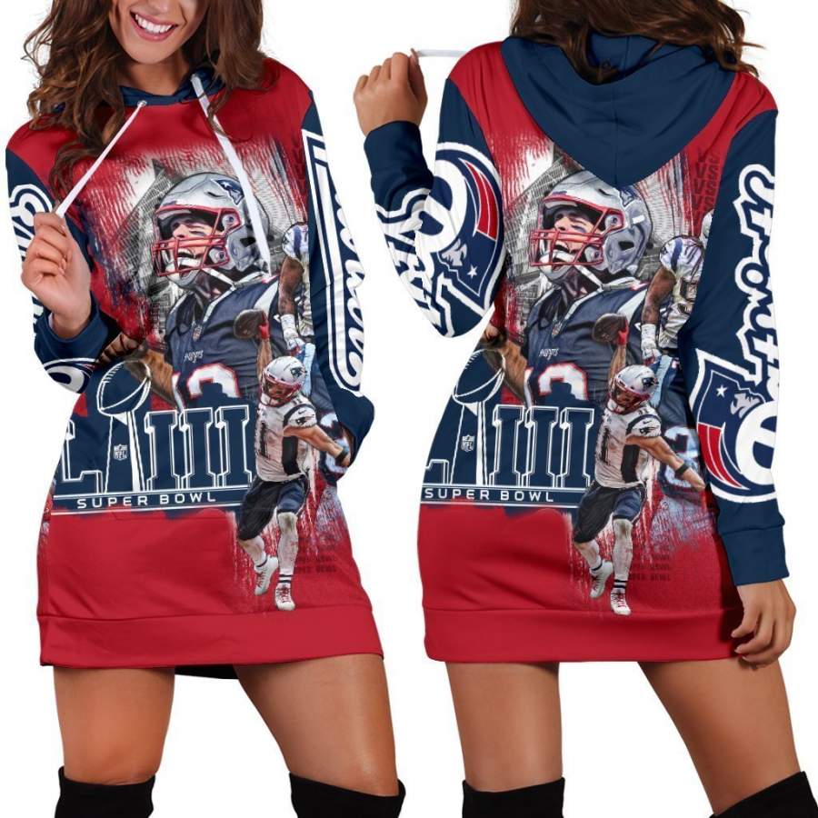 New England Patriots Super Bowl Champions Hoodie Dress